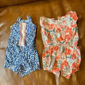 Baby girl rompers 3 months